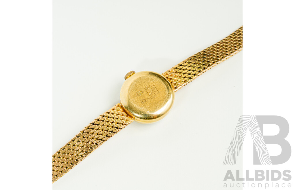 18ct Vintage Cornavin Geneve 17 Rubis Incabloc, Swiss Made, Gold Watch & Band Hallmarked, 26.37 Grams