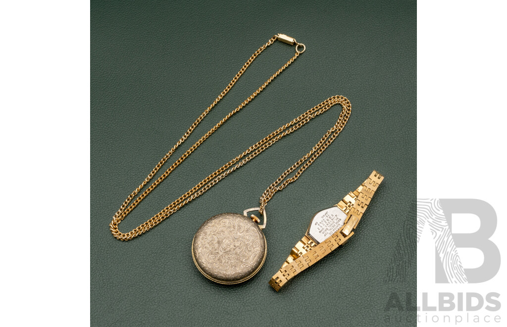 Lisa Soleure Antimagnetic Vintage Triomphe Pendant Watch & Vintage Citizen Ladies Watch, 76-3063