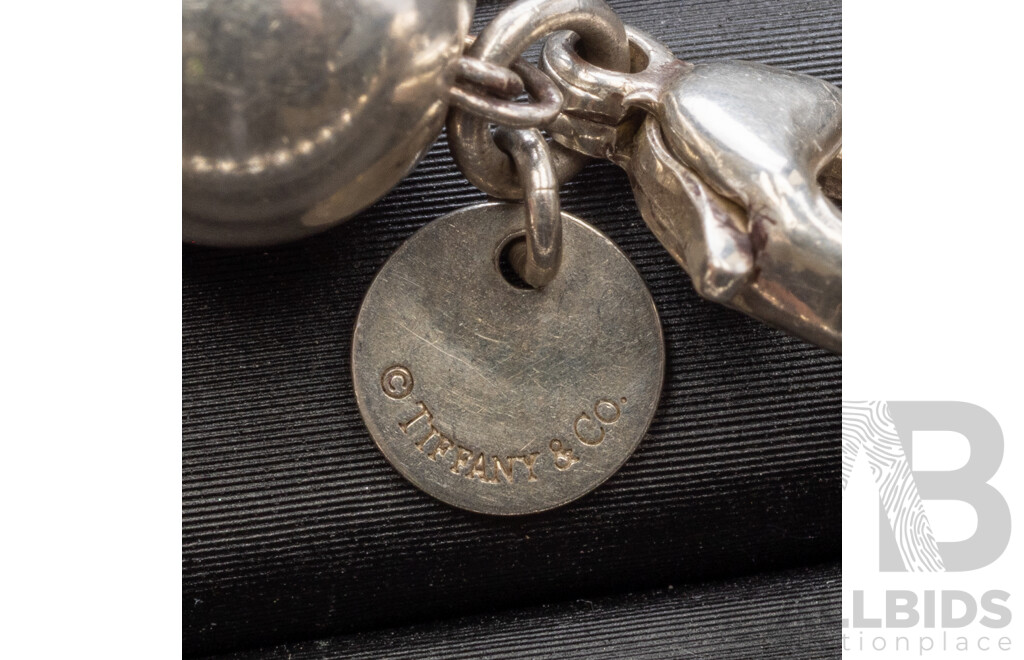 Tiffany & Co. Sterling Silver 10mm Ball Bracelet, 20cm, 20.74 Grams