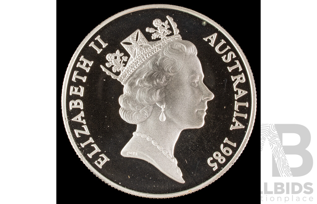 Australian 1985 Silver Proof Ten Dollar Coin, State Series Victoria .925