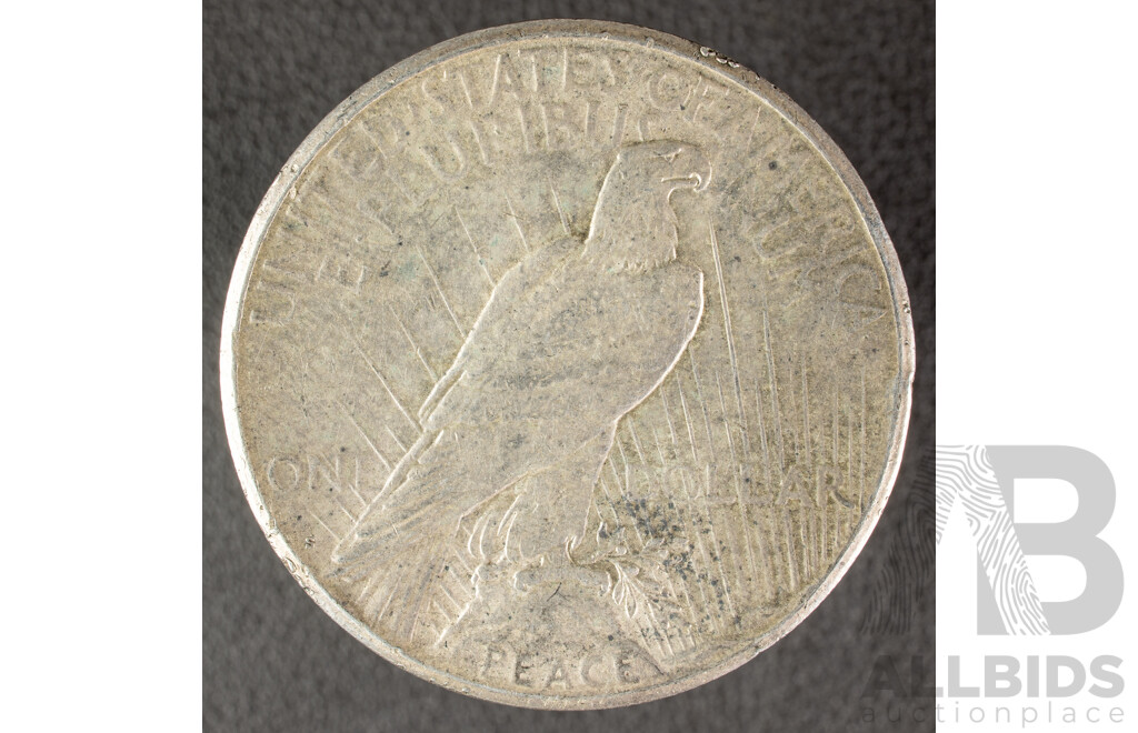 USA 1922 Silver Peace Dollar, Philadelphia Mint .900