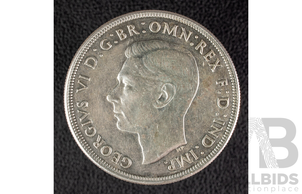 Australian 1937 KGVI Silver Crown .925