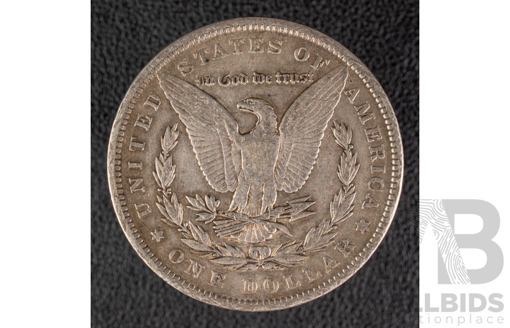 USA 1891 Silver Morgan Dollar .900