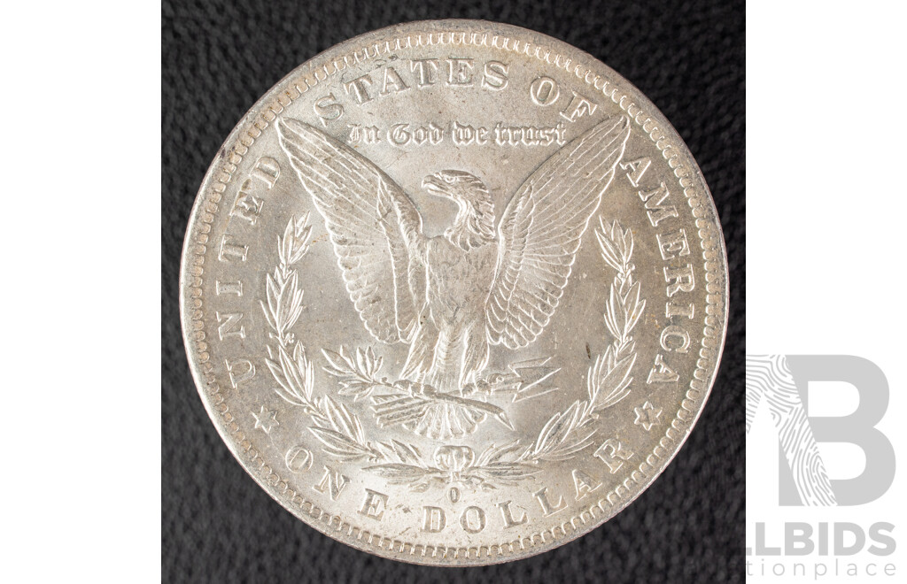 USA 1884 Silver Morgan Dollar, New Orleans Mint .900