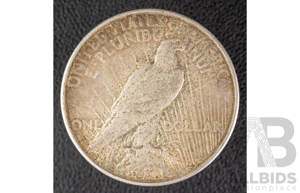 USA 1926 Silver Peace Dollar, San Fransisco Mint .900