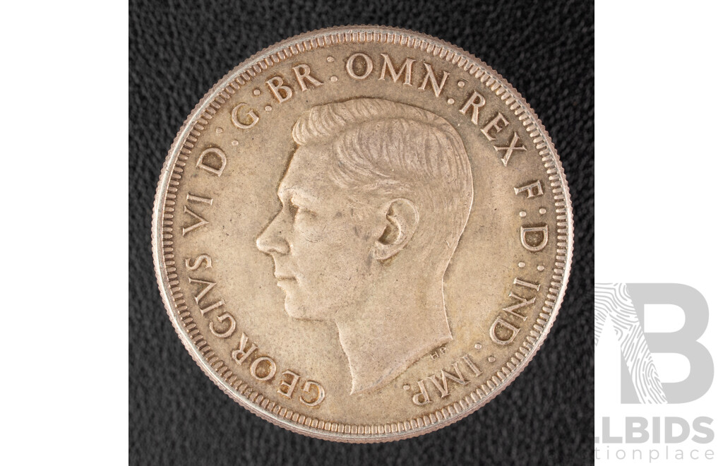 Australian 1937 KGVI Silver Crown .925