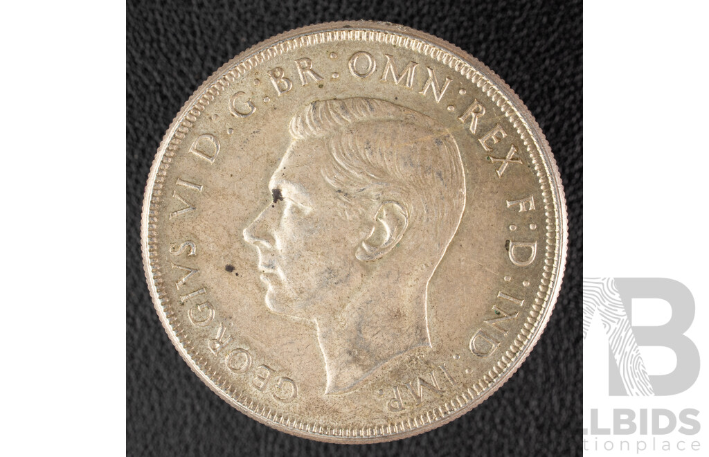 Australian 1937 KGVI Silver Crown .925