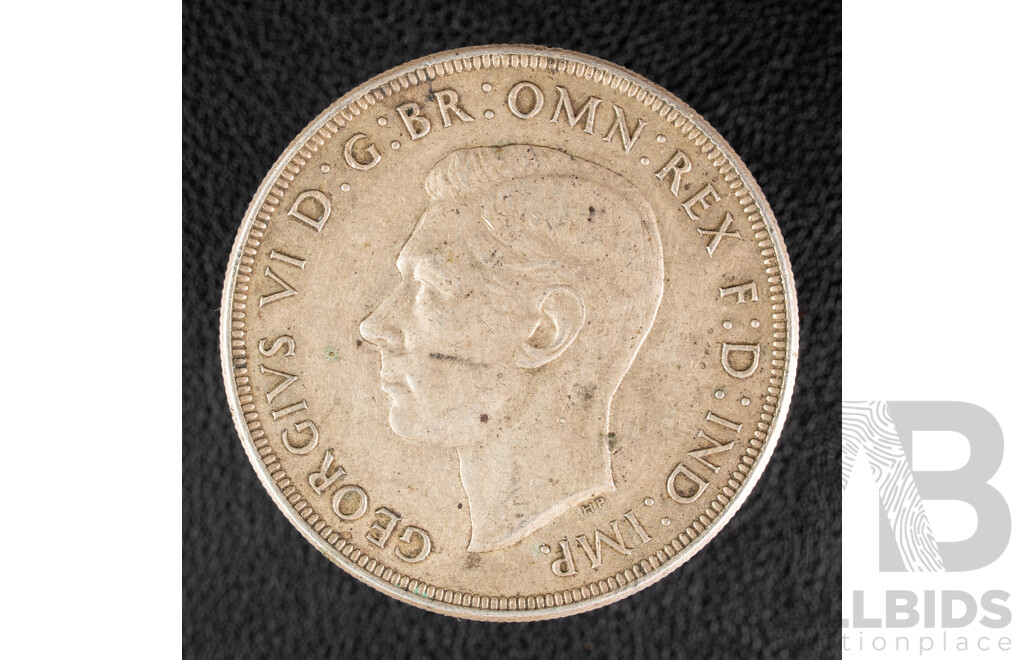 Australian 1937 KGVI Silver Crown .925