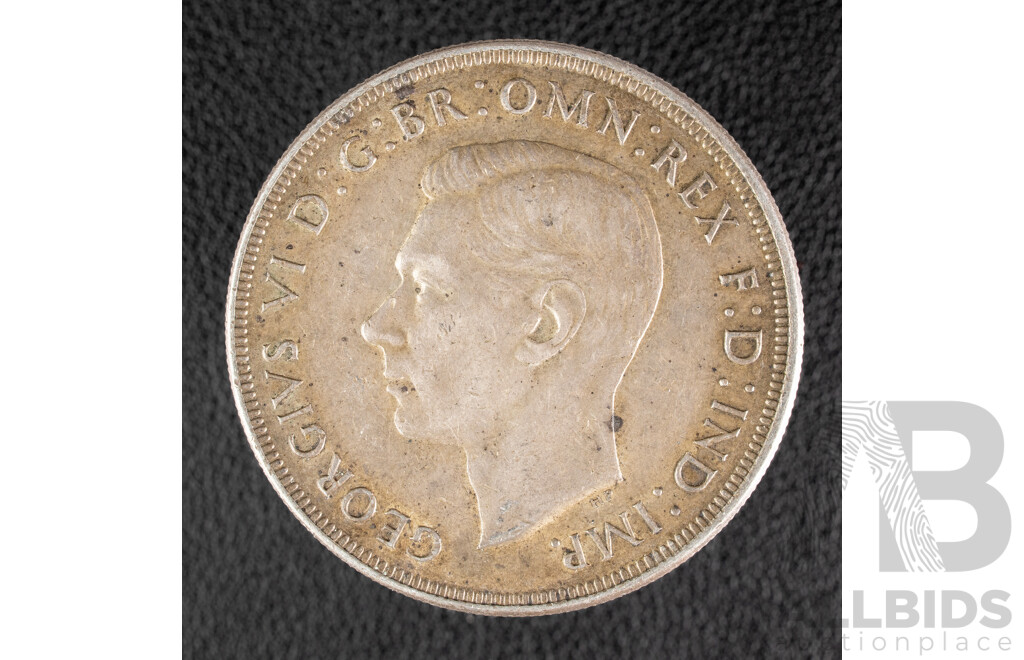 Australian 1937 KGVI Silver Crown .925