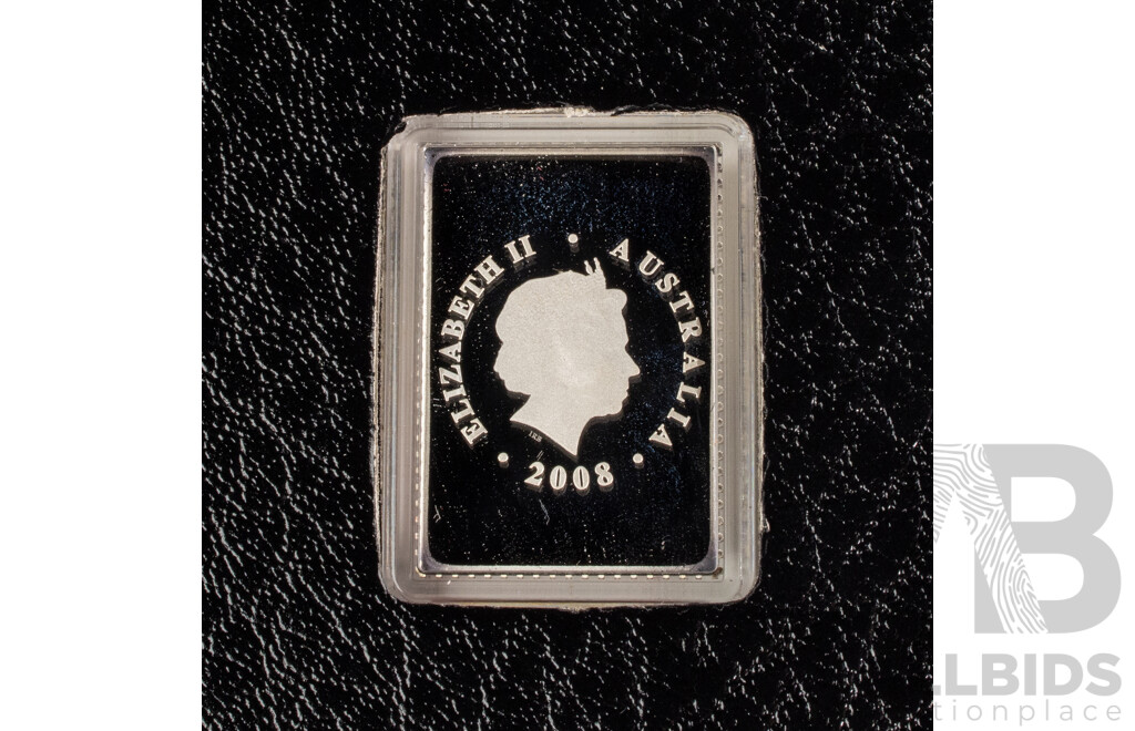 Australian 2008 Silver Fifty Cent Stamp-Coin, Beijing Olympic Games .999