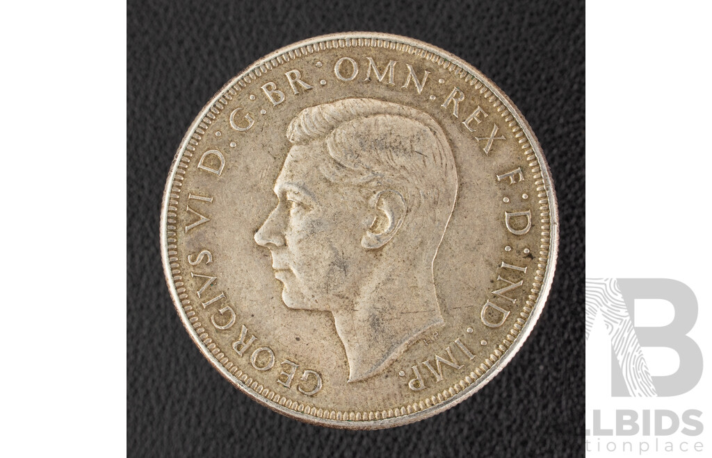 Australian 1937 KGVI Silver Crown .925
