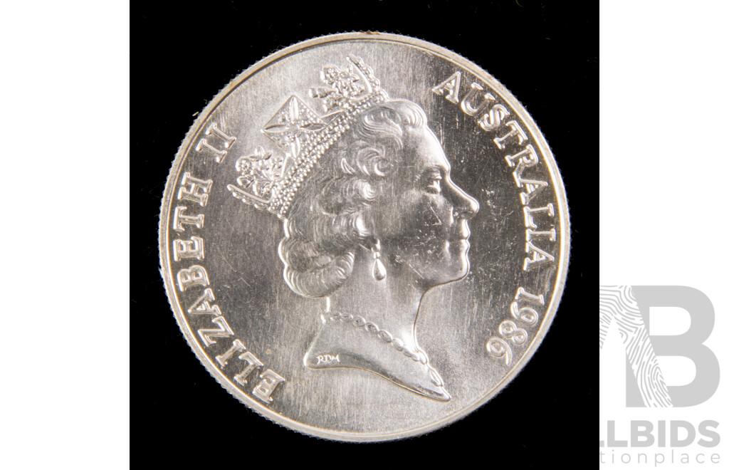 Australian 1986 Silver Ten Dollar Coin, State Series, South Australia .925