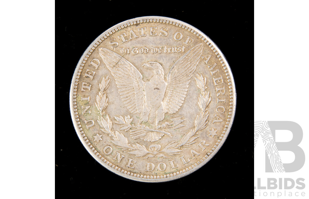 USA 1921 Silver Morgan Dollar, San Fransisco Mint .900
