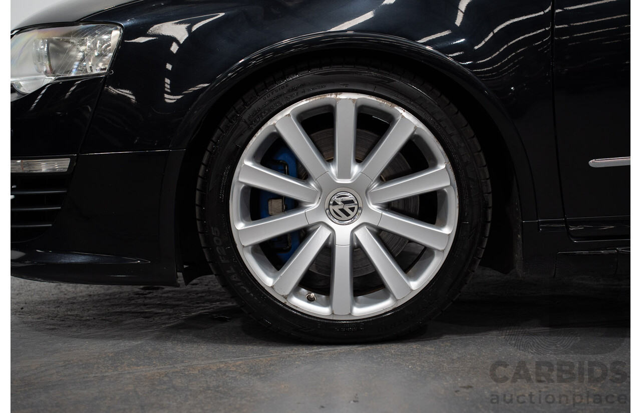 10/2009 Volkswagen Passat R36 (AWD) 3C MY09 UPGRADE 4d Sedan Deep Black Turbo 3.6L