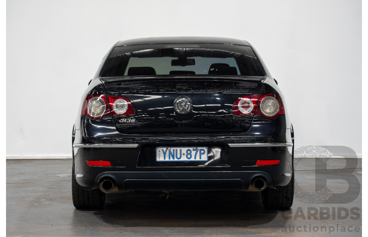 10/2009 Volkswagen Passat R36 (AWD) 3C MY09 UPGRADE 4d Sedan Deep Black Turbo 3.6L