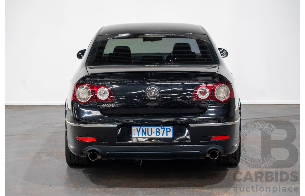 10/2009 Volkswagen Passat R36 (AWD) 3C MY09 UPGRADE 4d Sedan Deep Black Turbo 3.6L