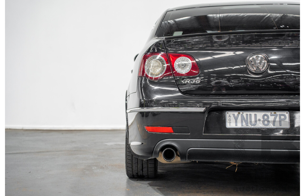 10/2009 Volkswagen Passat R36 (AWD) 3C MY09 UPGRADE 4d Sedan Deep Black Turbo 3.6L