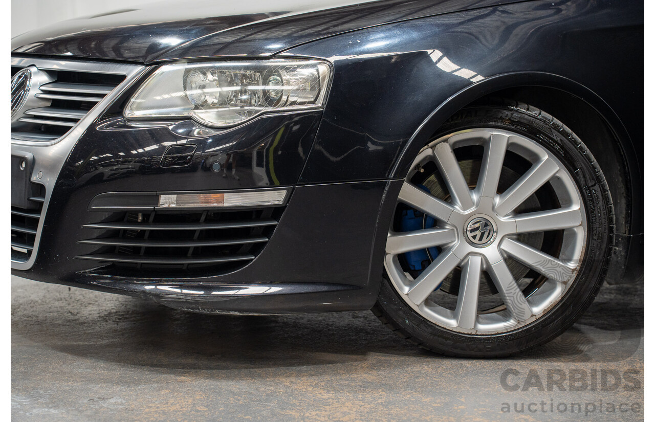 10/2009 Volkswagen Passat R36 (AWD) 3C MY09 UPGRADE 4d Sedan Deep Black Turbo 3.6L