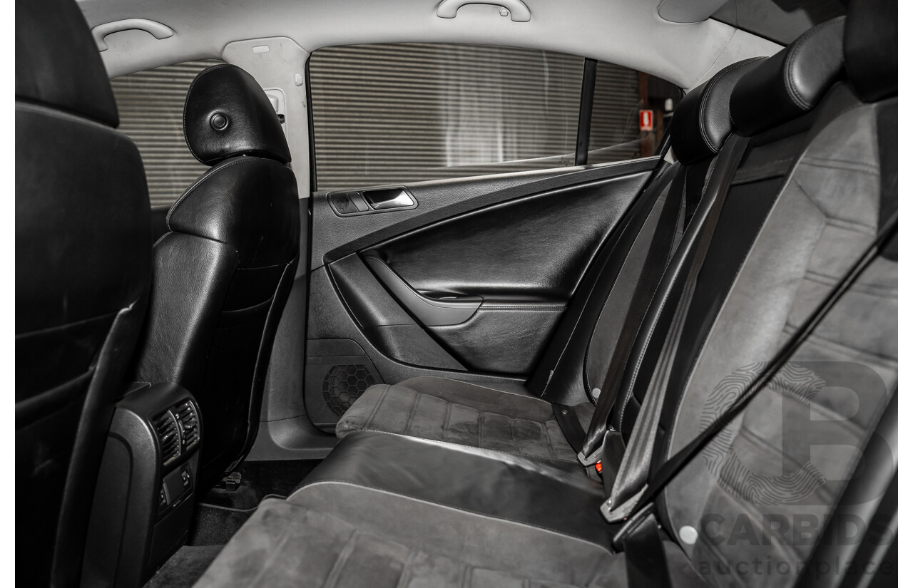 10/2009 Volkswagen Passat R36 (AWD) 3C MY09 UPGRADE 4d Sedan Deep Black Turbo 3.6L