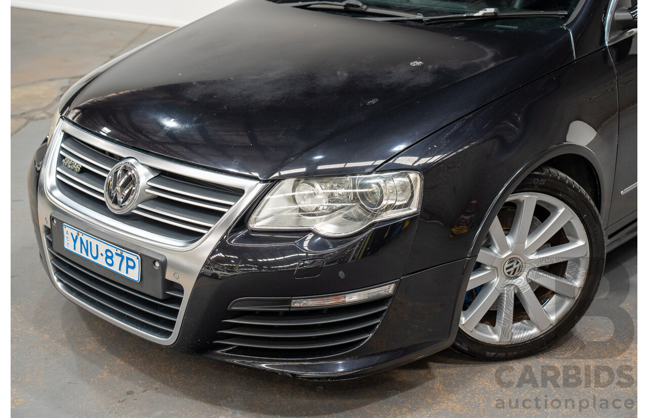 10/2009 Volkswagen Passat R36 (AWD) 3C MY09 UPGRADE 4d Sedan Deep Black Turbo 3.6L