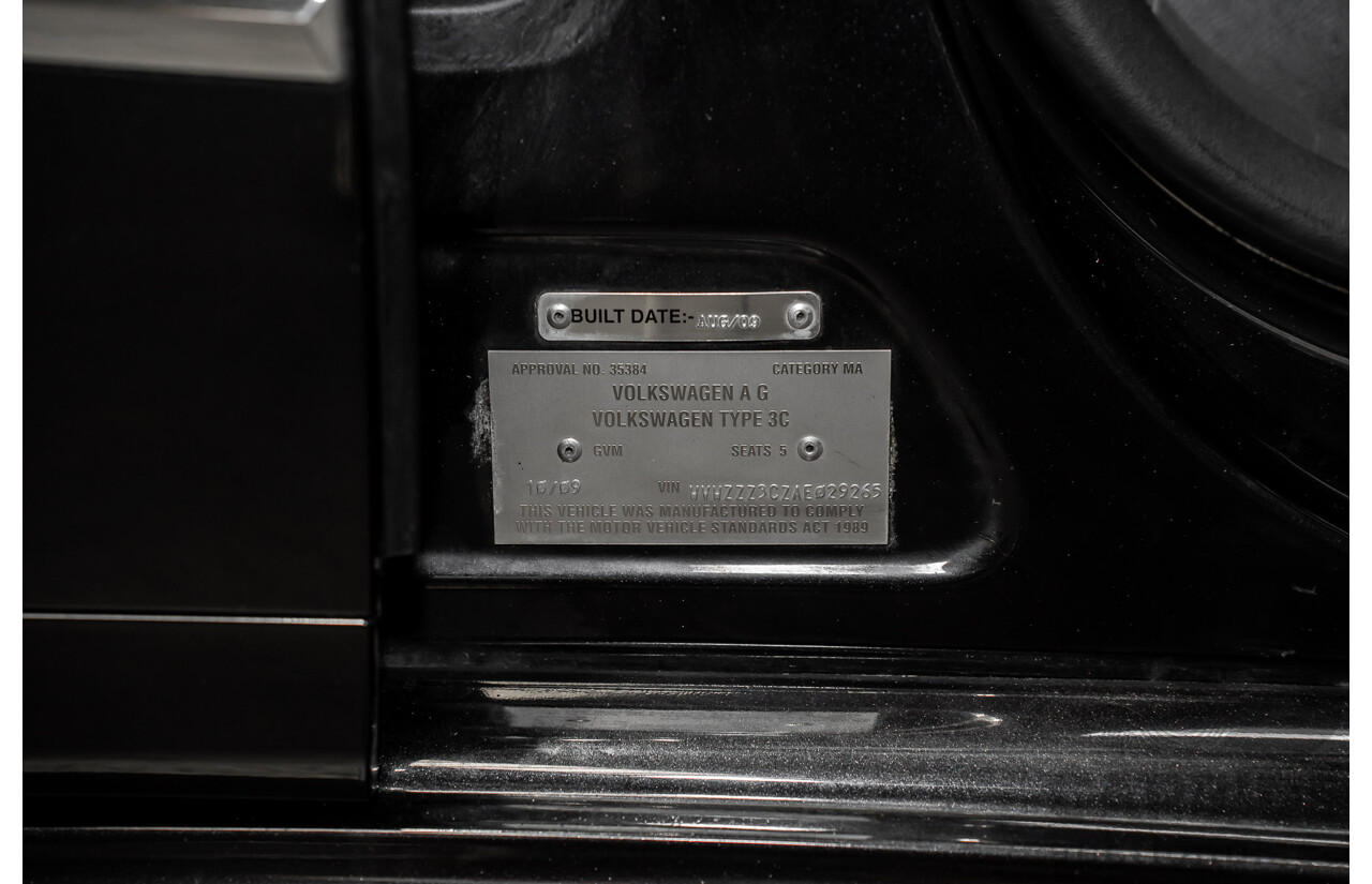 10/2009 Volkswagen Passat R36 (AWD) 3C MY09 UPGRADE 4d Sedan Deep Black Turbo 3.6L