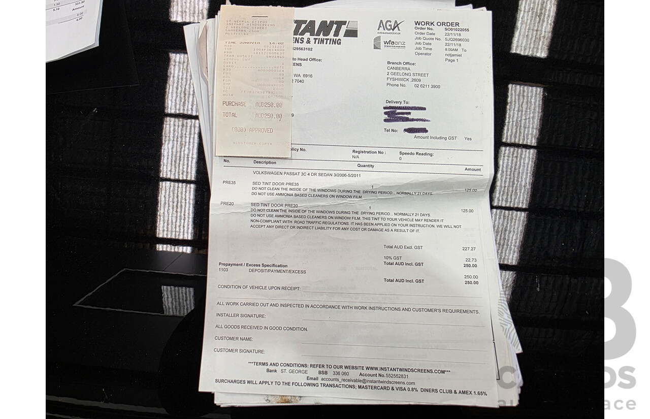 10/2009 Volkswagen Passat R36 (AWD) 3C MY09 UPGRADE 4d Sedan Deep Black Turbo 3.6L