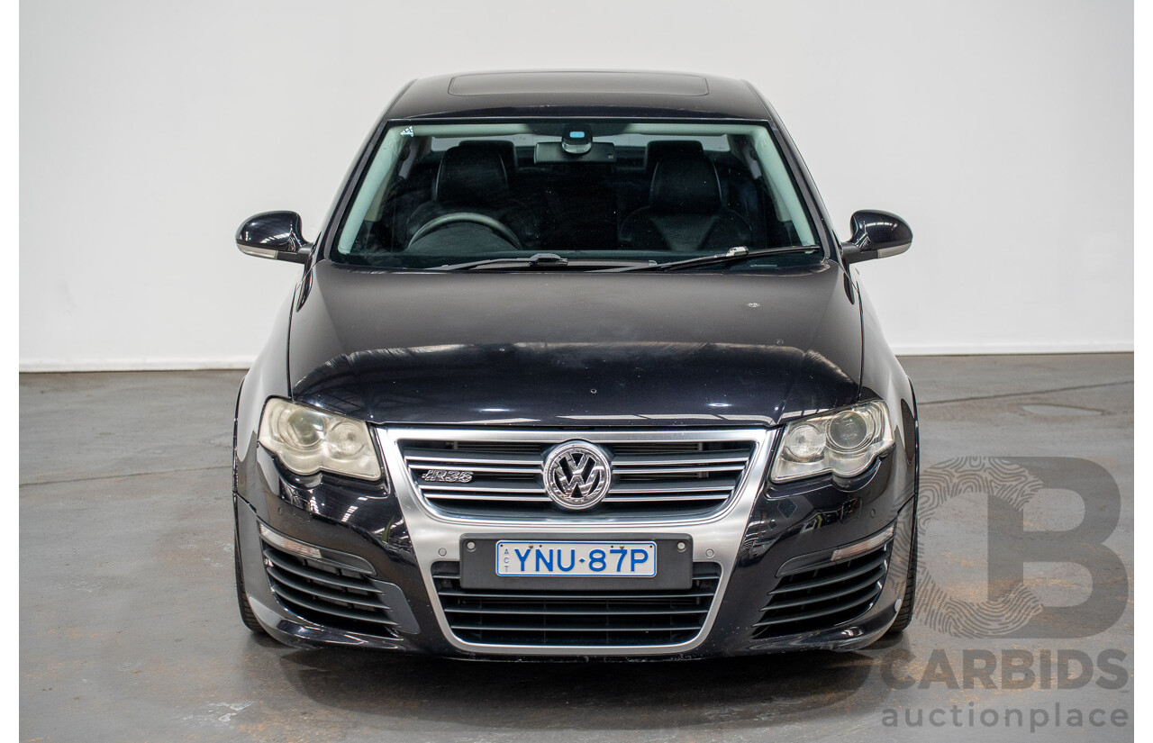 10/2009 Volkswagen Passat R36 (AWD) 3C MY09 UPGRADE 4d Sedan Deep Black Turbo 3.6L