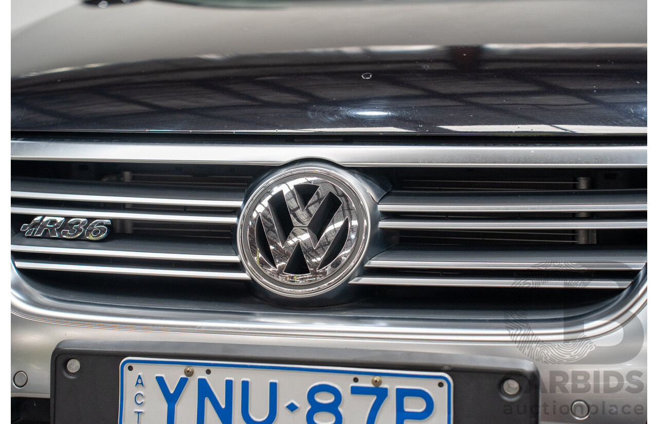 10/2009 Volkswagen Passat R36 (AWD) 3C MY09 UPGRADE 4d Sedan Deep Black Turbo 3.6L