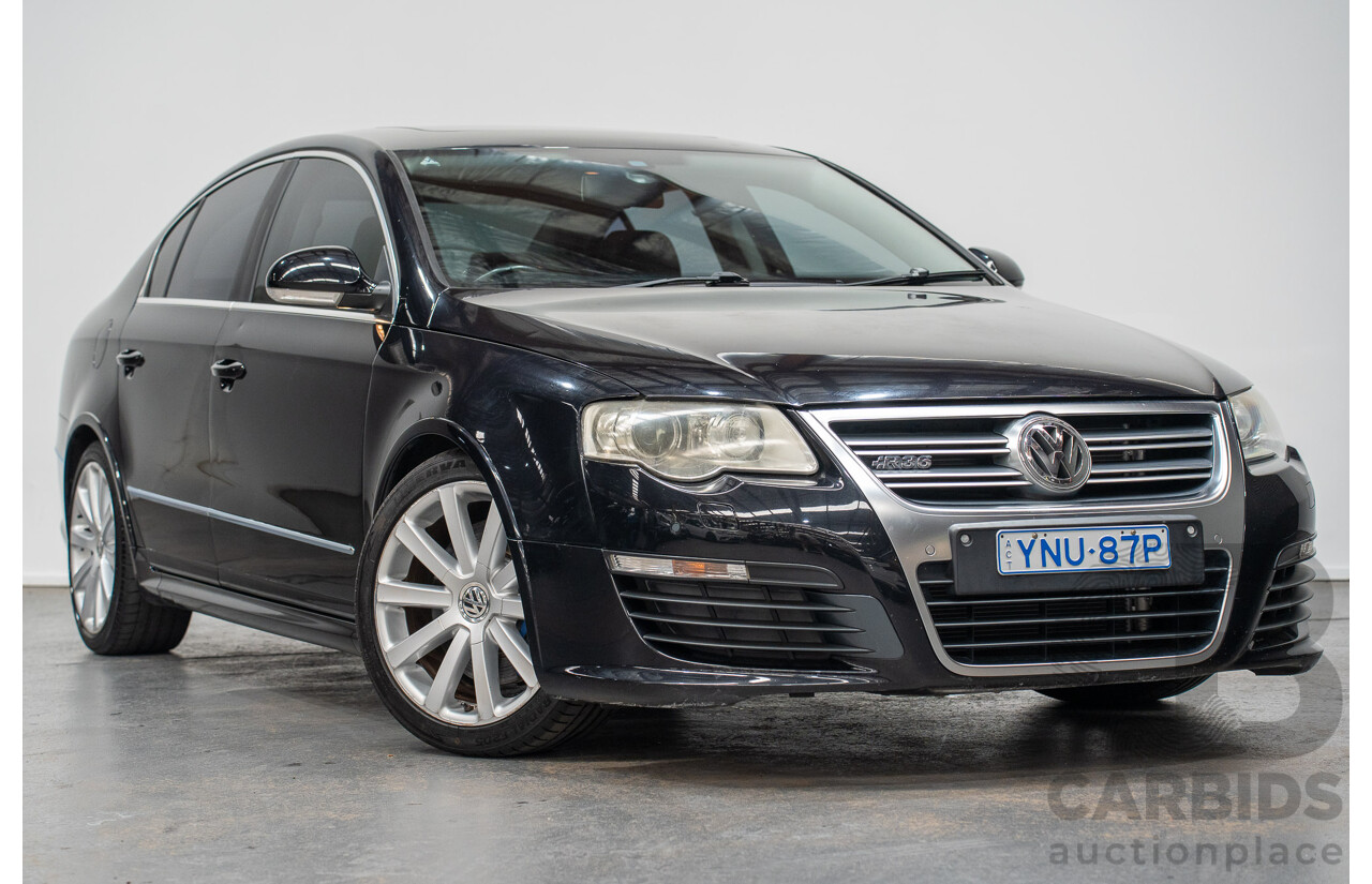 10/2009 Volkswagen Passat R36 (AWD) 3C MY09 UPGRADE 4d Sedan Deep Black Turbo 3.6L