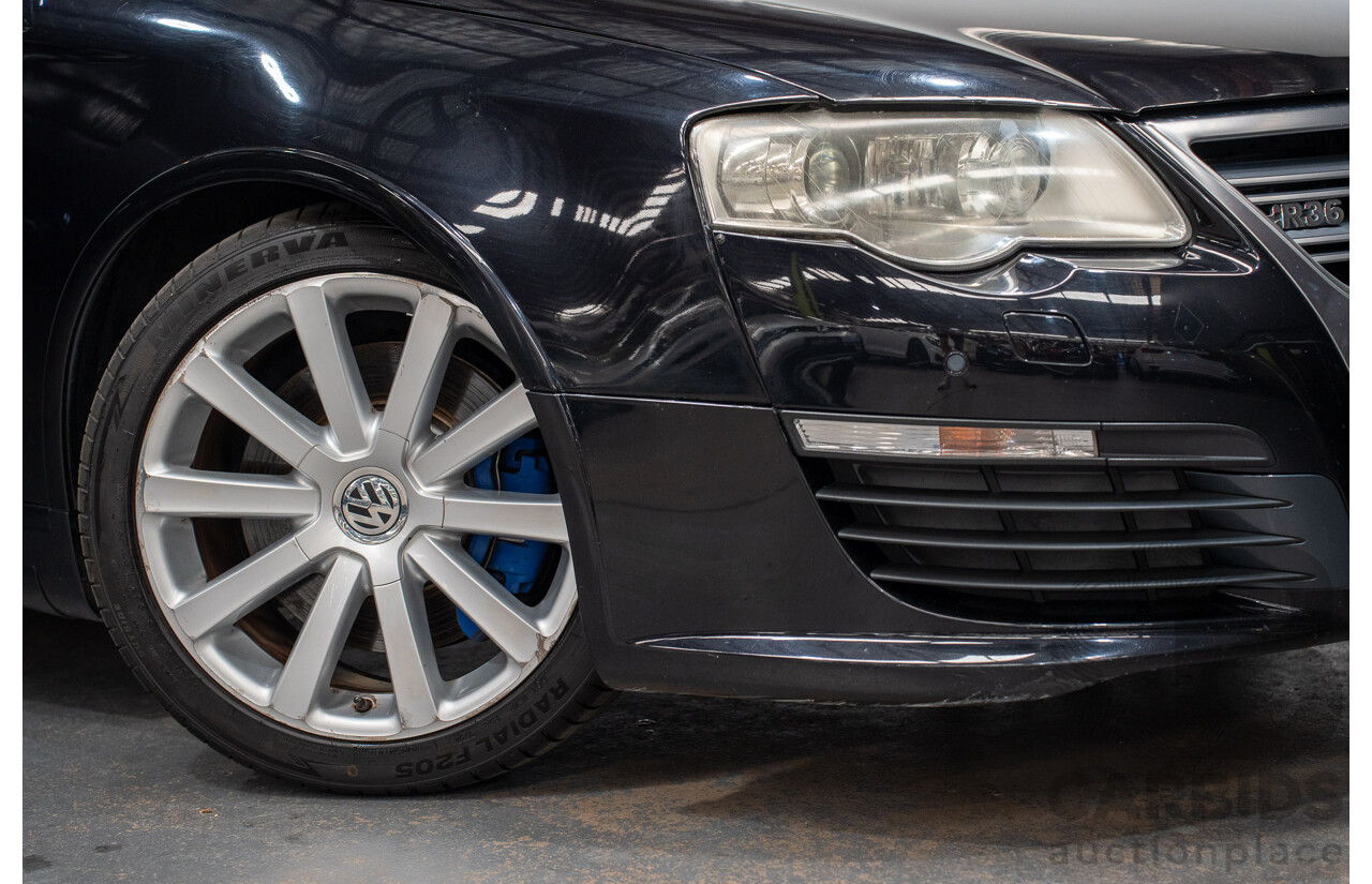 10/2009 Volkswagen Passat R36 (AWD) 3C MY09 UPGRADE 4d Sedan Deep Black Turbo 3.6L