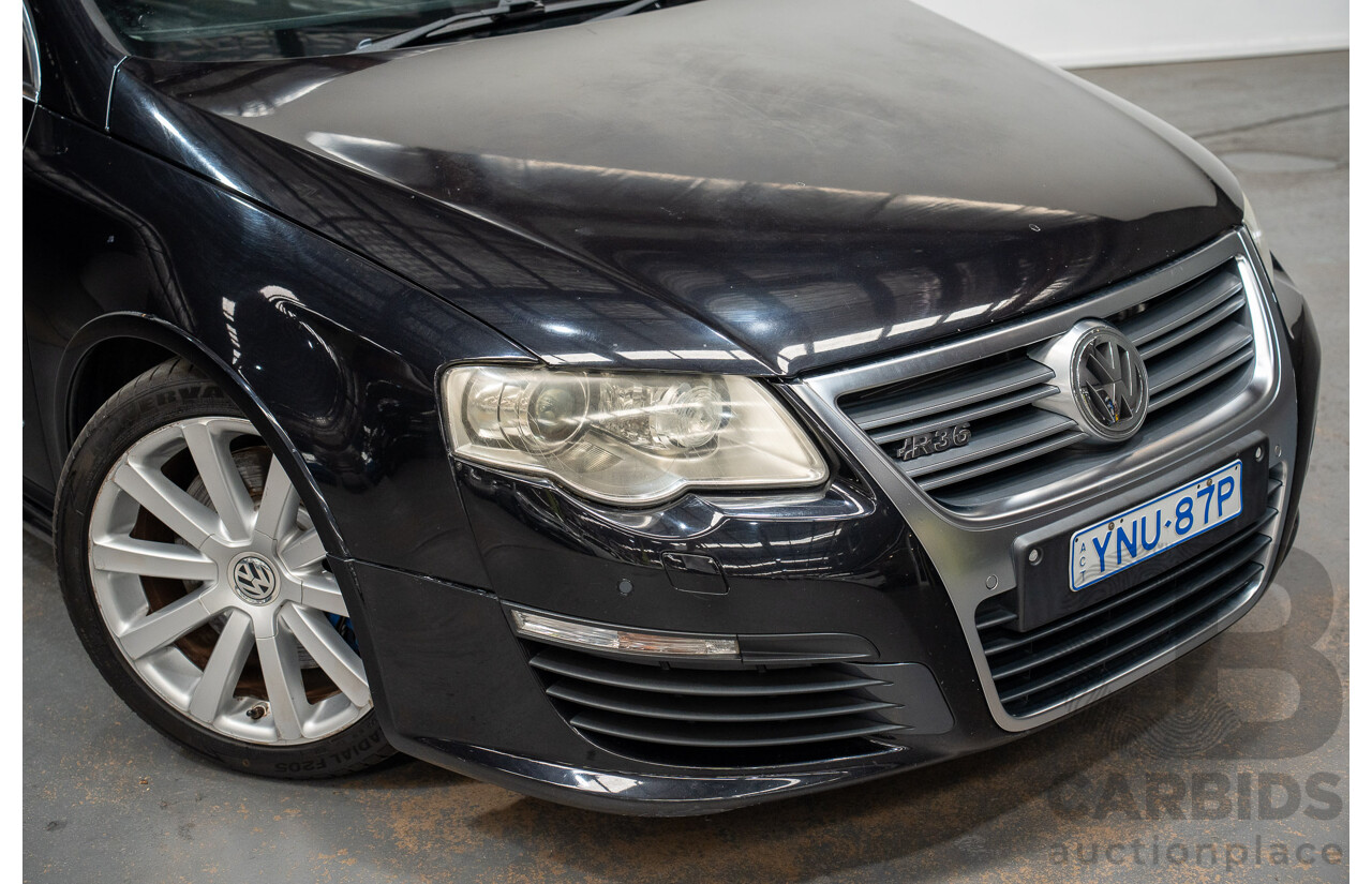 10/2009 Volkswagen Passat R36 (AWD) 3C MY09 UPGRADE 4d Sedan Deep Black Turbo 3.6L