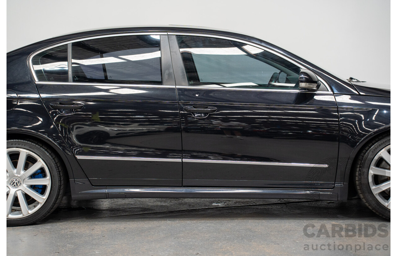 10/2009 Volkswagen Passat R36 (AWD) 3C MY09 UPGRADE 4d Sedan Deep Black Turbo 3.6L