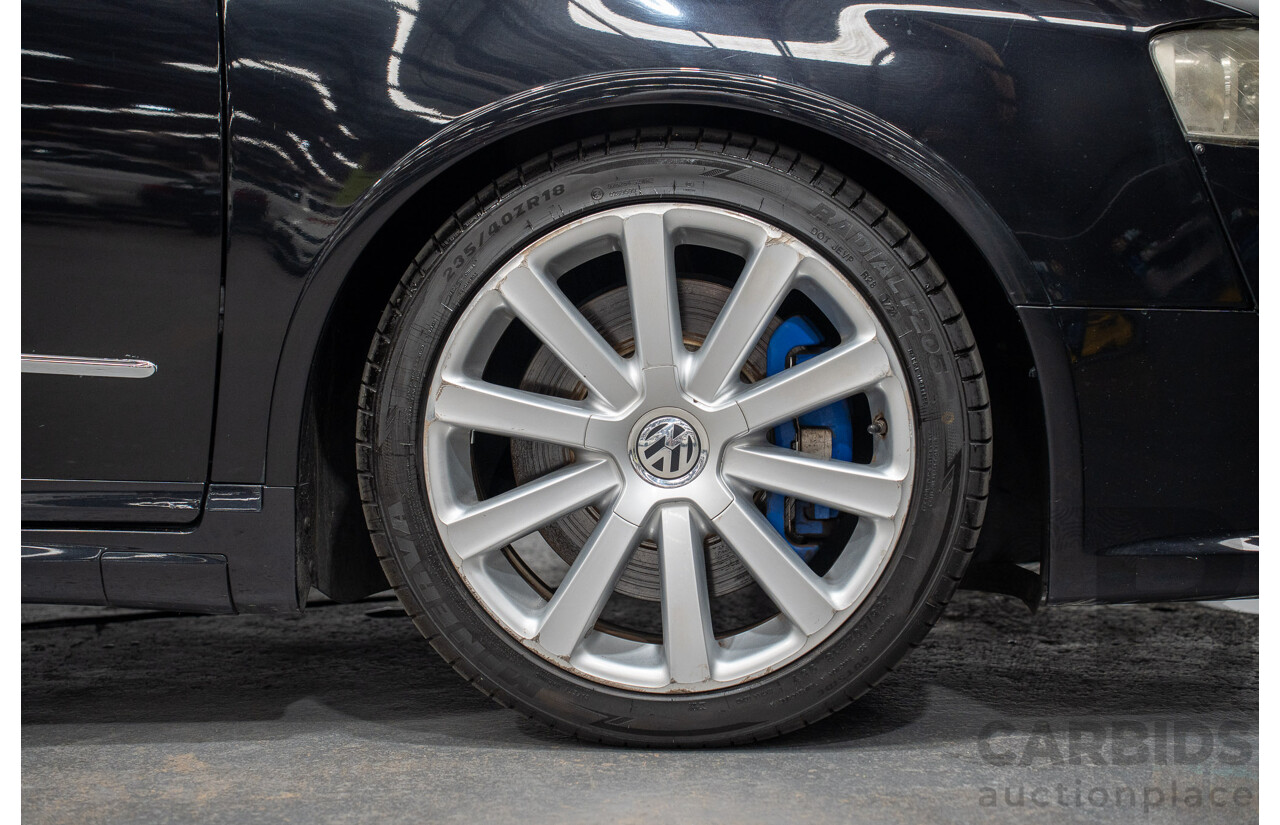 10/2009 Volkswagen Passat R36 (AWD) 3C MY09 UPGRADE 4d Sedan Deep Black Turbo 3.6L