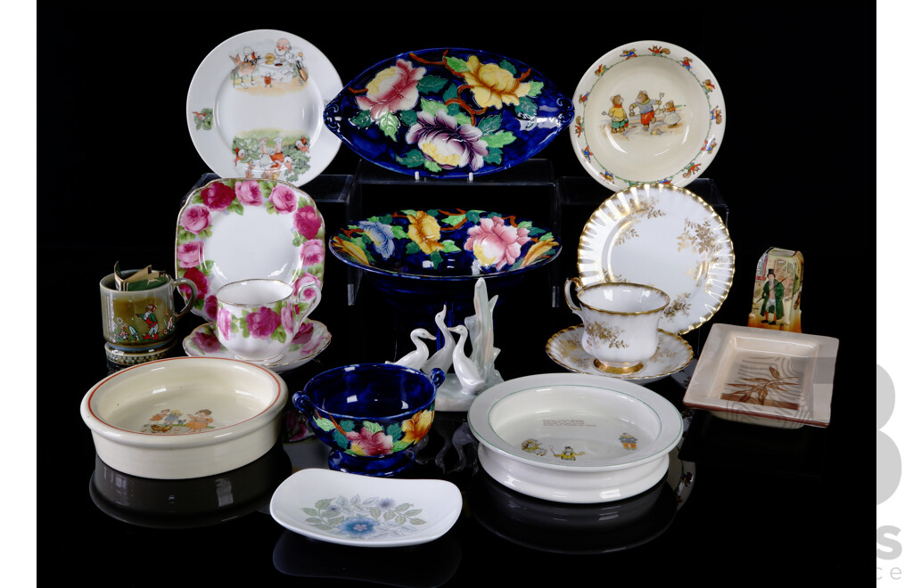 Collection Quality Porcelain Including Two Royal Albert Trios, Three Pieces Mailing Ware and More
