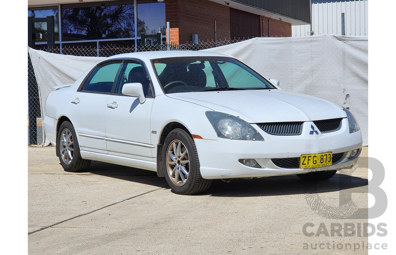 9/2003 Mitsubishi Magna Sports AWD TJ 4d Sedan White 3.5L