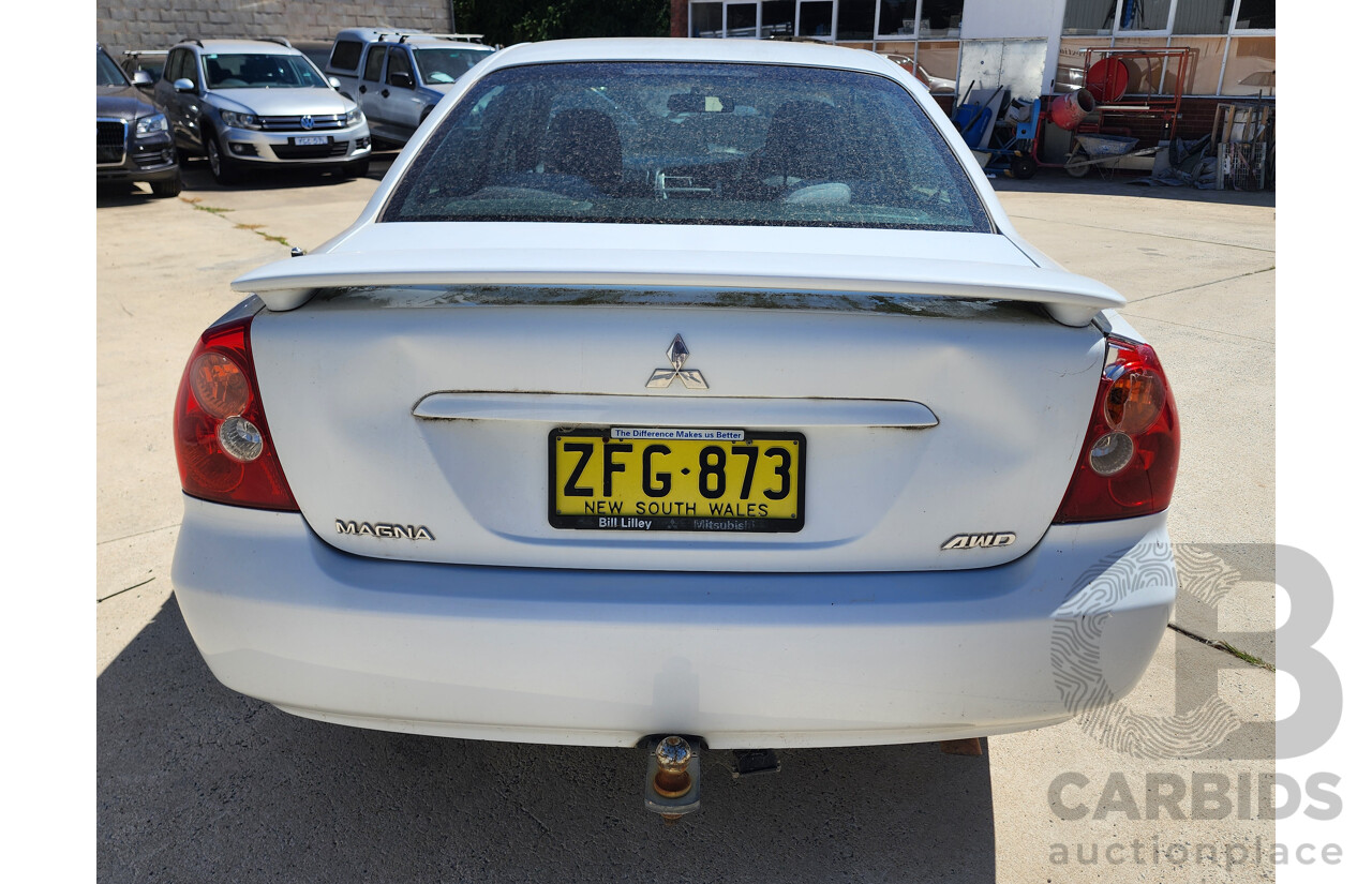 9/2003 Mitsubishi Magna Sports AWD TJ 4d Sedan White 3.5L