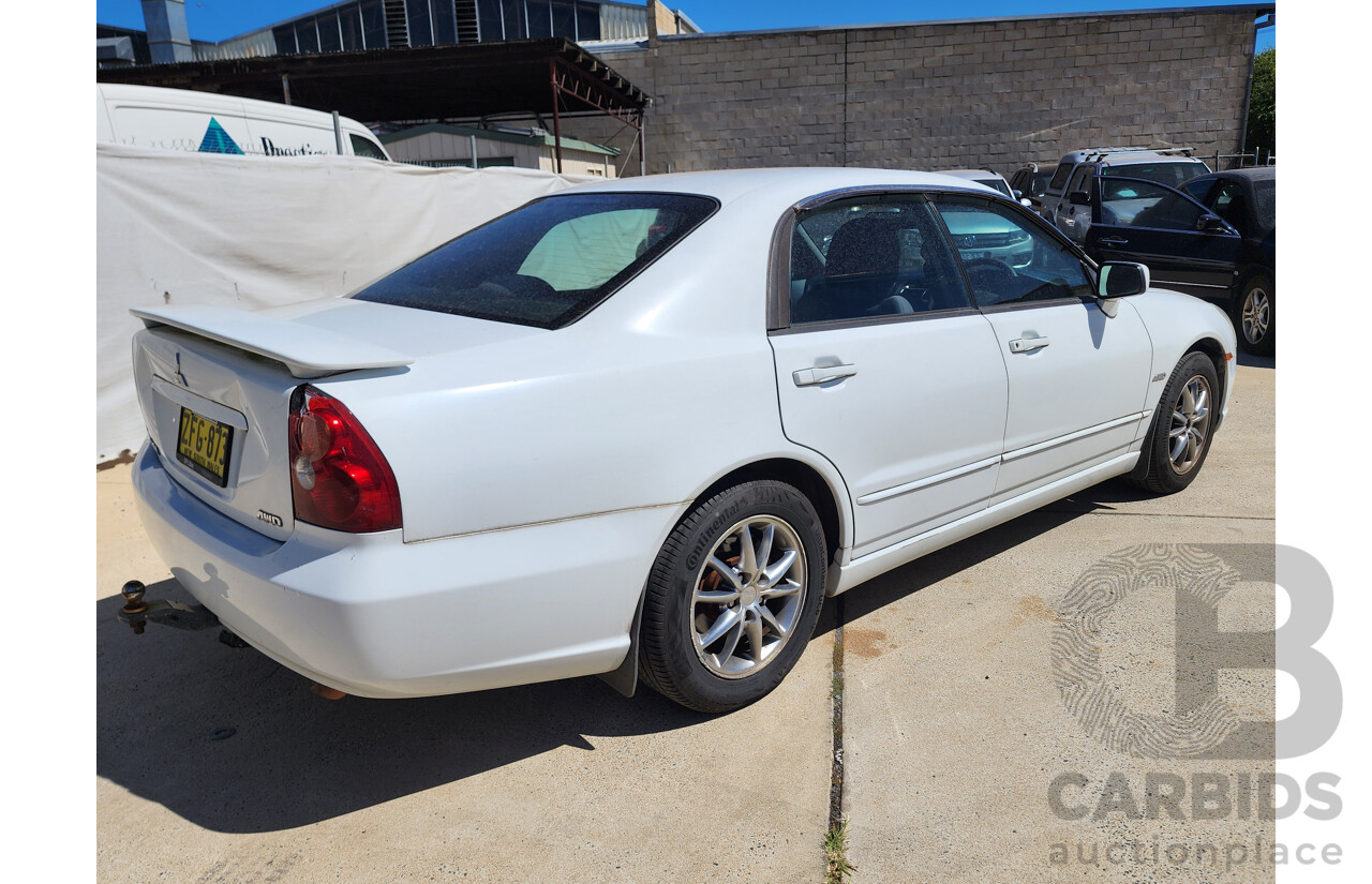 9/2003 Mitsubishi Magna Sports AWD TJ 4d Sedan White 3.5L