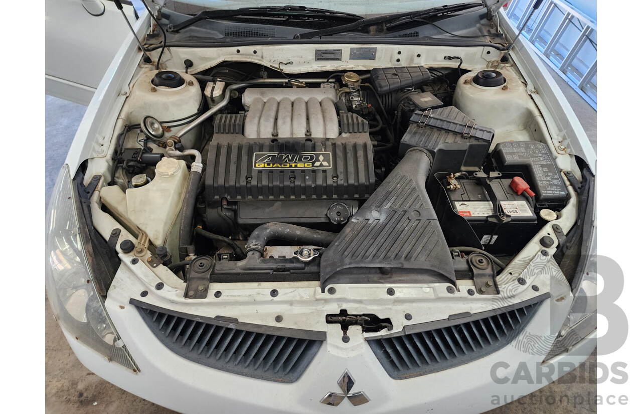 9/2003 Mitsubishi Magna Sports AWD TJ 4d Sedan White 3.5L