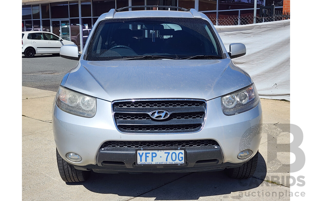 2/2008 Hyundai Santa Fe SLX CRDi (4x4) CM MY07 UPGRADE 4d Wagon Silver 2.2L
