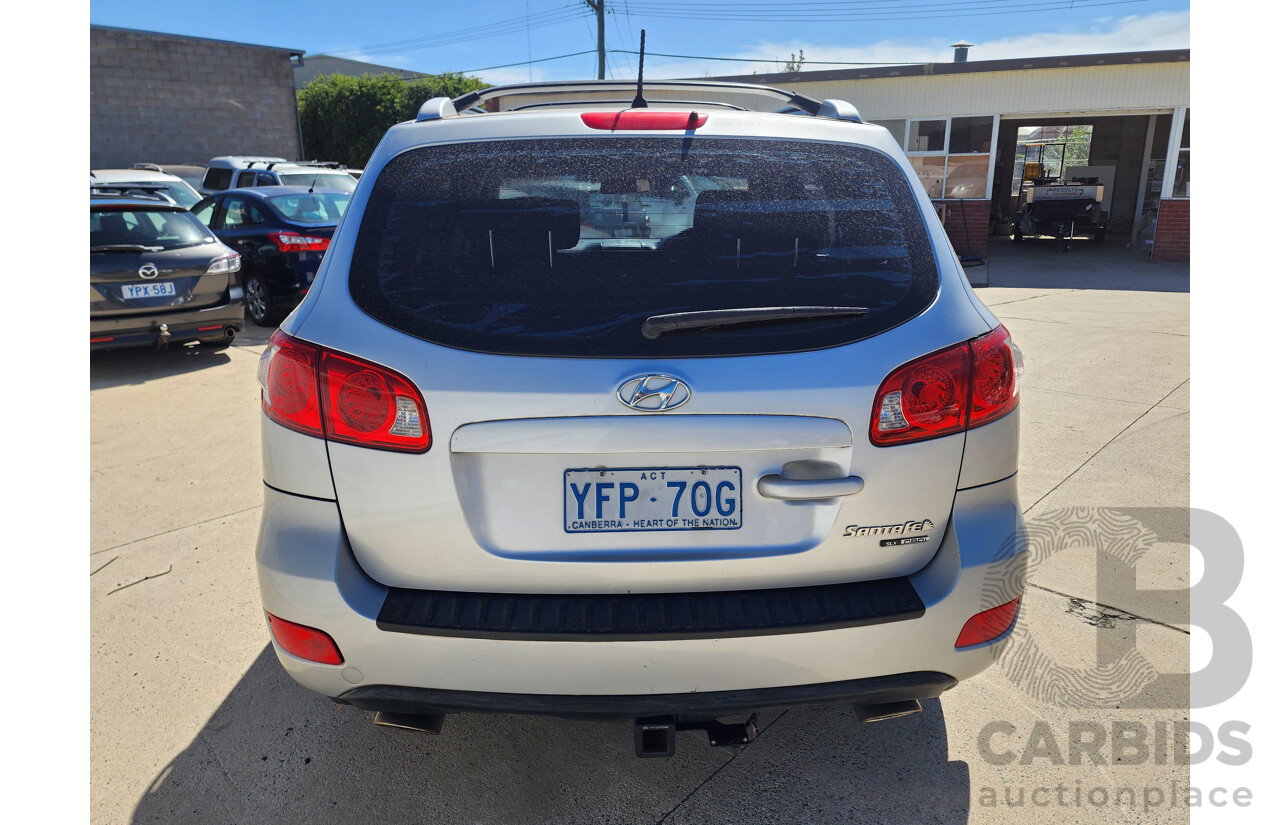 2/2008 Hyundai Santa Fe SLX CRDi (4x4) CM MY07 UPGRADE 4d Wagon Silver 2.2L