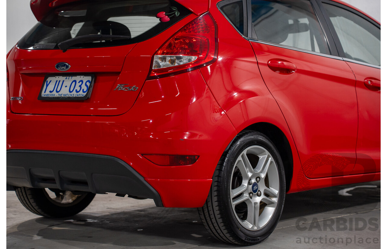 3/2013 Ford Fiesta Zetec WT 5d Hatchback True Red 1.6L