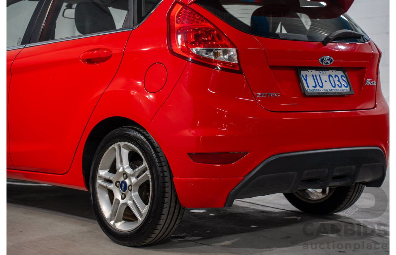 3/2013 Ford Fiesta Zetec WT 5d Hatchback True Red 1.6L