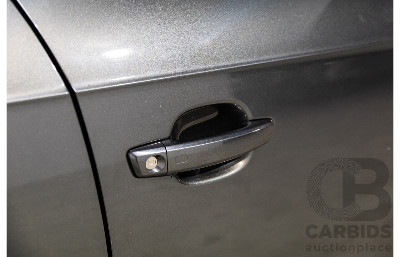 2/2015 Audi A3 Sportback S-Line 1.8 TFSI Quattro (AWD) Ambition 8V MY15 5d Hatchback Daytona Grey Pearl Turbo 1.8L