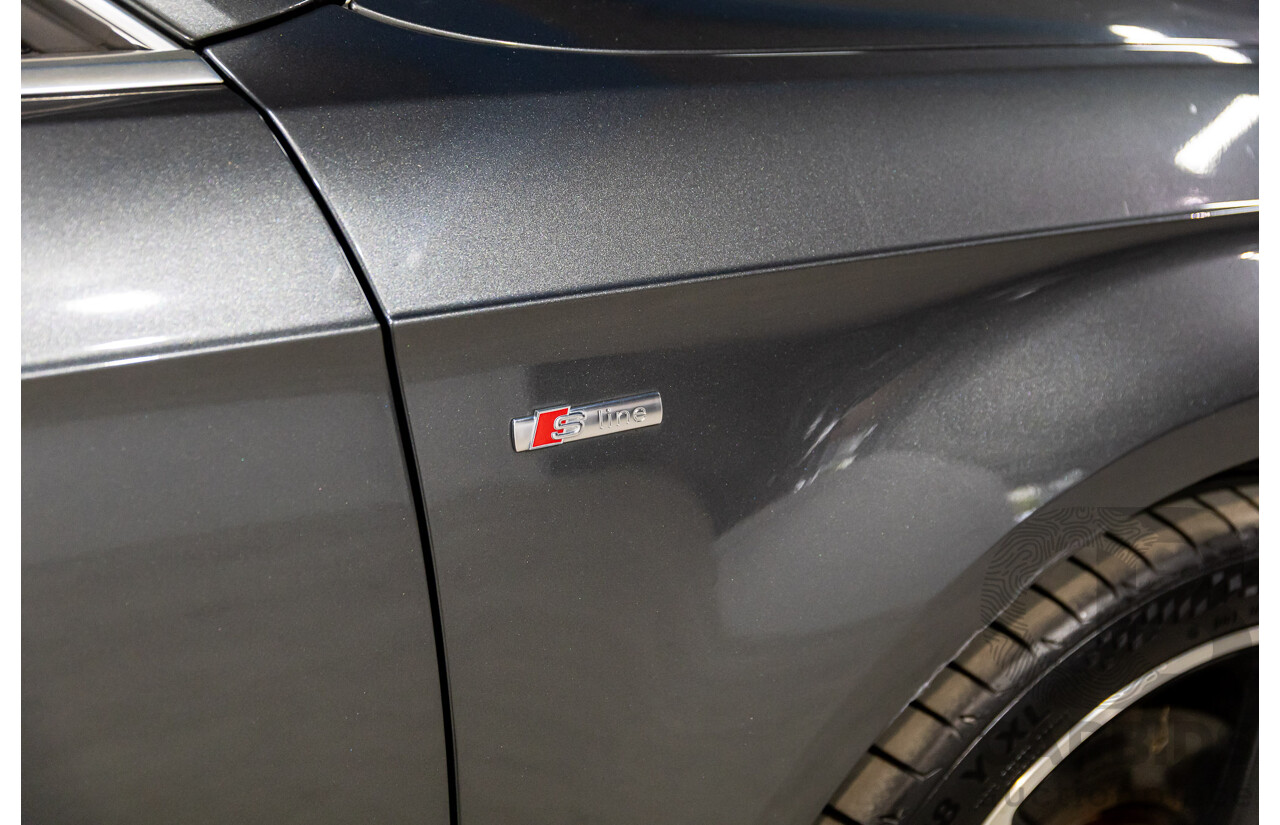 2/2015 Audi A3 Sportback S-Line 1.8 TFSI Quattro (AWD) Ambition 8V MY15 5d Hatchback Daytona Grey Pearl Turbo 1.8L