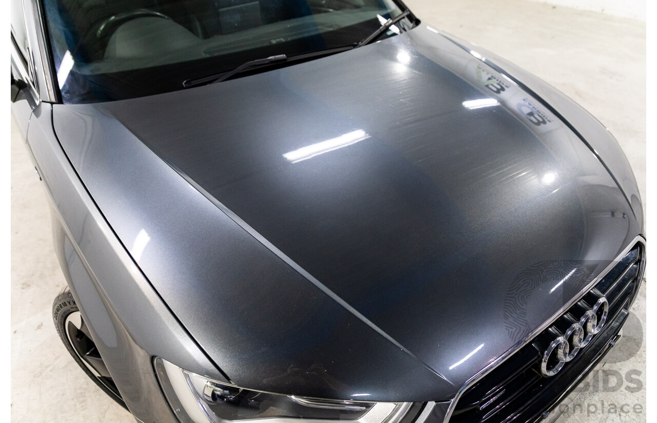 2/2015 Audi A3 Sportback S-Line 1.8 TFSI Quattro (AWD) Ambition 8V MY15 5d Hatchback Daytona Grey Pearl Turbo 1.8L