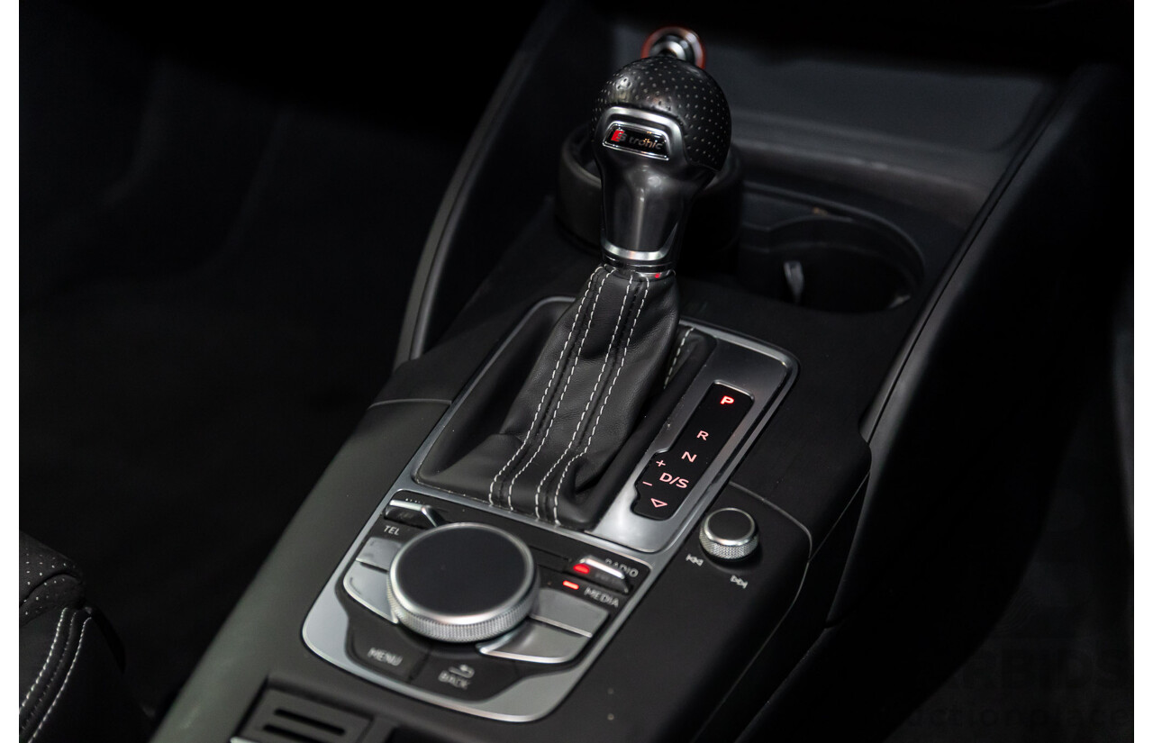 2/2015 Audi A3 Sportback S-Line 1.8 TFSI Quattro (AWD) Ambition 8V MY15 5d Hatchback Daytona Grey Pearl Turbo 1.8L