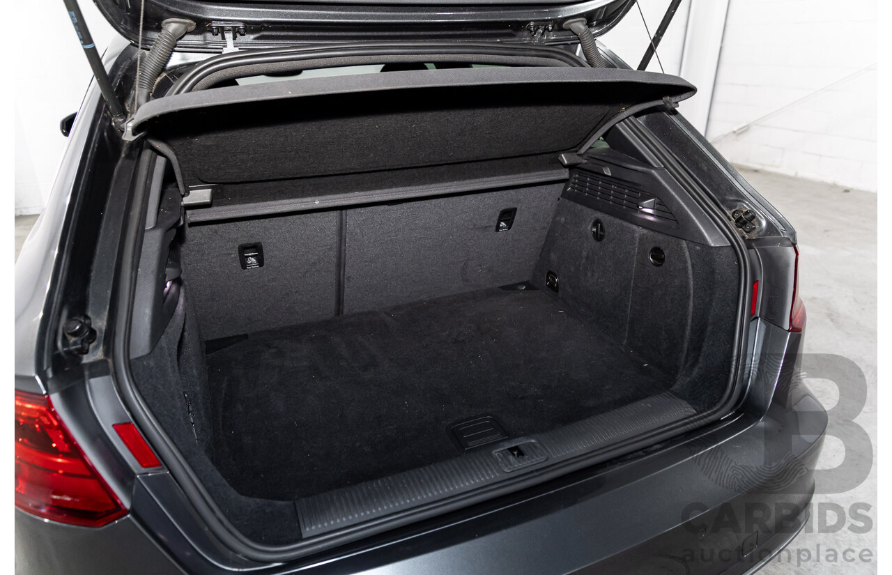 2/2015 Audi A3 Sportback S-Line 1.8 TFSI Quattro (AWD) Ambition 8V MY15 5d Hatchback Daytona Grey Pearl Turbo 1.8L