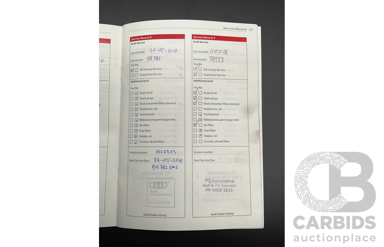 2/2015 Audi A3 Sportback S-Line 1.8 TFSI Quattro (AWD) Ambition 8V MY15 5d Hatchback Daytona Grey Pearl Turbo 1.8L