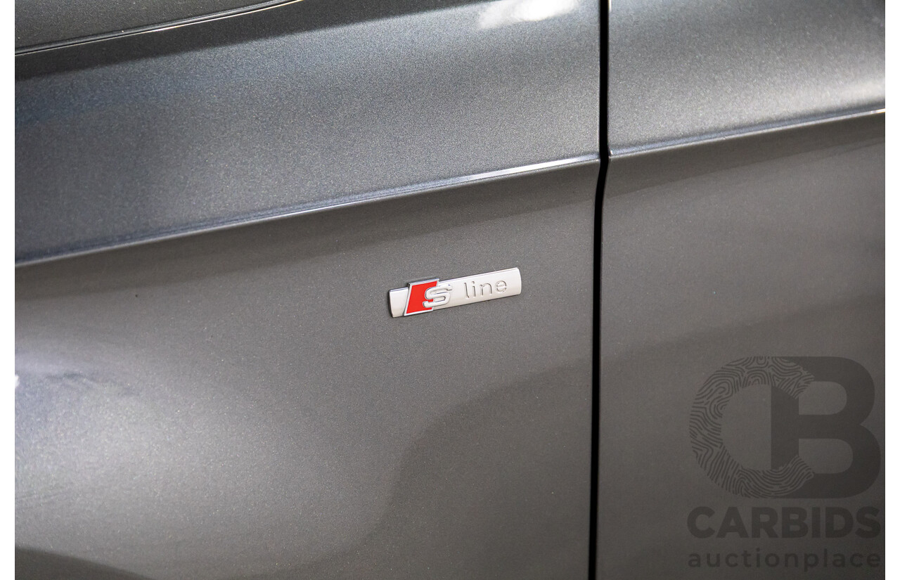 2/2015 Audi A3 Sportback S-Line 1.8 TFSI Quattro (AWD) Ambition 8V MY15 5d Hatchback Daytona Grey Pearl Turbo 1.8L