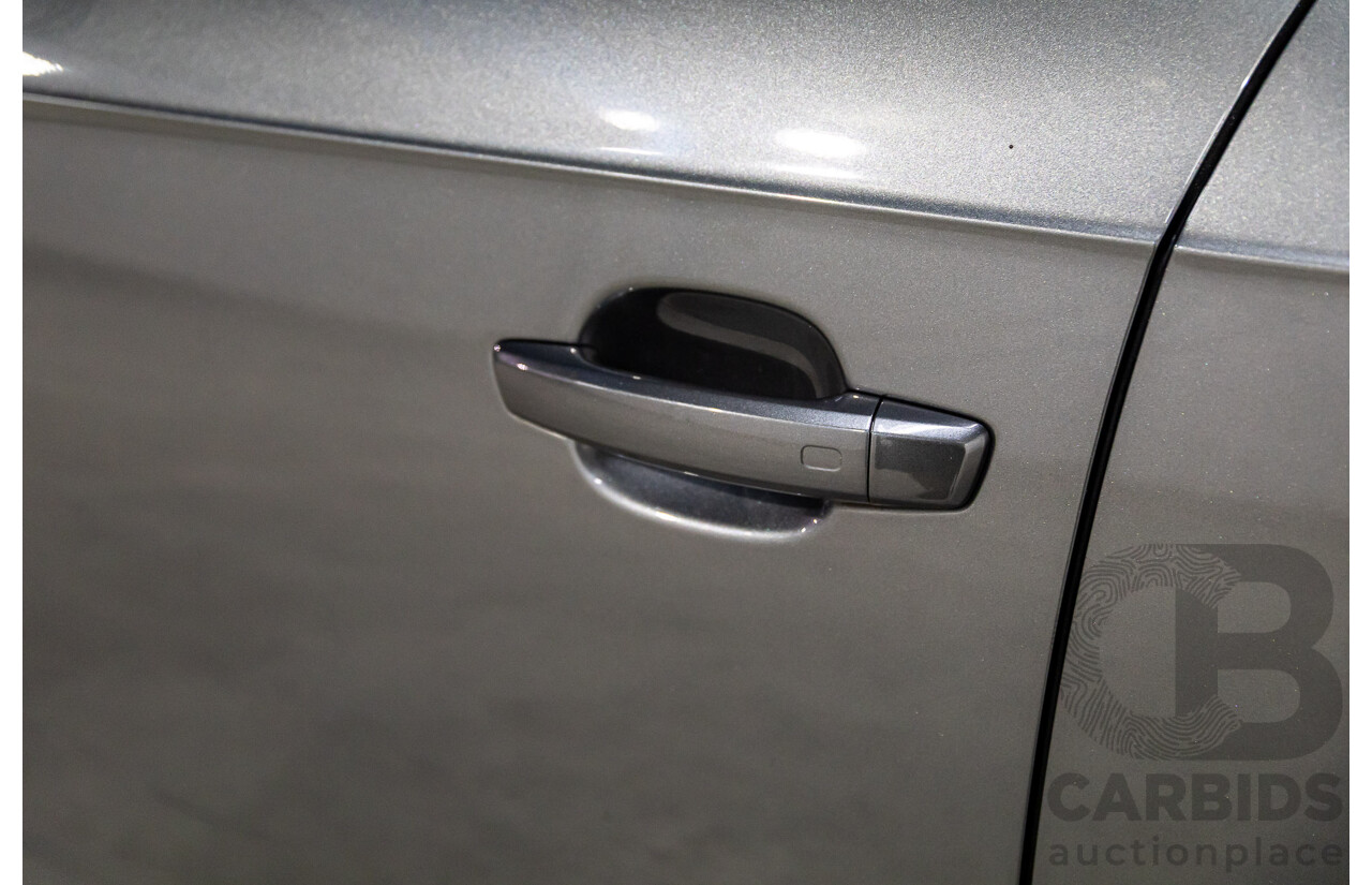 2/2015 Audi A3 Sportback S-Line 1.8 TFSI Quattro (AWD) Ambition 8V MY15 5d Hatchback Daytona Grey Pearl Turbo 1.8L